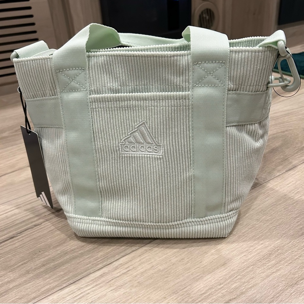 NWT Adidas Mint Corduroy Mini Tote Bag